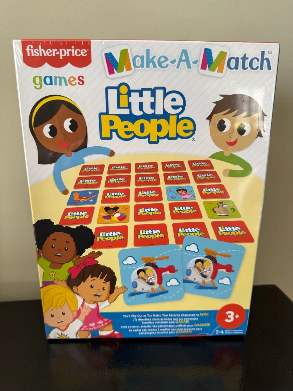 Fisher-Price Make-A-Match Little People Card Game NIB